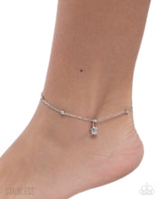 Load image into Gallery viewer, Turtle Timbre Silver Anklet