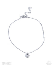 Load image into Gallery viewer, Unrequited Crush Silver Anklet
