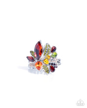 Load image into Gallery viewer, Captivating Cluster Brown Skinny Band Ring