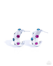 Load image into Gallery viewer, Colorful Cache Multi Hoop Earrings