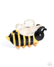 Load image into Gallery viewer, Bee Backdrop Yellow Hair Claw