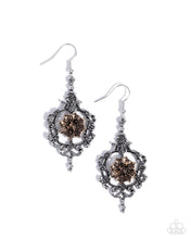 Load image into Gallery viewer, Antique Abloom Silver Earrings