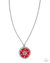 Load image into Gallery viewer, Snowflake Story Red Necklace