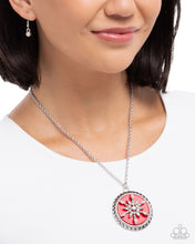 Load image into Gallery viewer, Snowflake Story Red Necklace