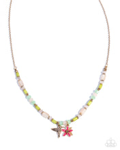 Load image into Gallery viewer, Hummingbird History Pink Necklace