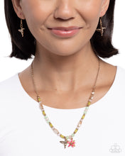 Load image into Gallery viewer, Hummingbird History Pink Necklace