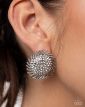 Load image into Gallery viewer, Strategic Shimmer White Post Earrings