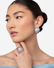 Load image into Gallery viewer, Strategic Shimmer White Post Earrings