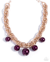 Load image into Gallery viewer, Ornamental Obsession Purple Necklace