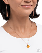 Load image into Gallery viewer, Pumpkin Patch Copper Necklace
