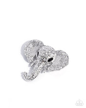 Load image into Gallery viewer, Elephant Empathy White Brooch