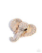 Load image into Gallery viewer, Elephant Empathy Gold Brooch