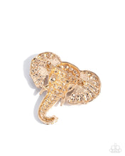 Load image into Gallery viewer, Elephant Empathy Gold Brooch