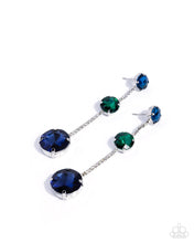 Load image into Gallery viewer, Lost in Chic Blue Earrings