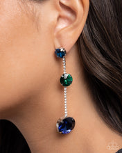 Load image into Gallery viewer, Lost in Chic Blue Earrings