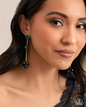 Load image into Gallery viewer, Lost in Chic Blue Earrings