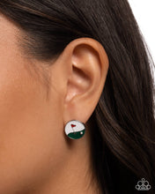 Load image into Gallery viewer, Putting on the Green Multi Post Earrings