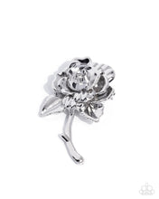 Load image into Gallery viewer, Refulgent Rose Silver Brooch