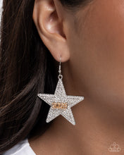Load image into Gallery viewer, Celebratory Character White Earrings