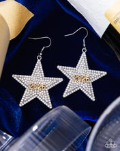 Load image into Gallery viewer, Celebratory Character White Earrings