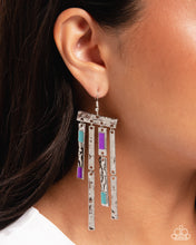 Load image into Gallery viewer, Streaming Season Purple Earrings