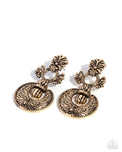 Load image into Gallery viewer, Officially Ornate Gold Earrings