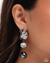 Load image into Gallery viewer, Abstract Abracadabra Black Earrings