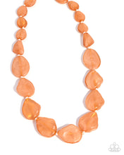 Load image into Gallery viewer, Cloudy Charisma Orange Necklace