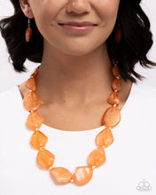 Load image into Gallery viewer, Cloudy Charisma Orange Necklace