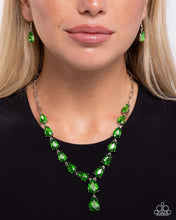 Load image into Gallery viewer, Gratifying Gems Green Necklace