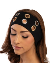 Load image into Gallery viewer, Glitzy Grommets Black Headband