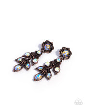 Load image into Gallery viewer, Ornate Obligato Copper Earrings