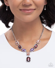 Load image into Gallery viewer, Chic Collision Purple Necklace
