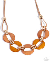 Load image into Gallery viewer, Endearing Elegance Orange Necklace