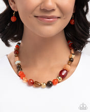 Load image into Gallery viewer, Modular Malibu Orange Necklace