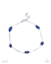 Load image into Gallery viewer, Pleasantly Piquant Blue Anklet