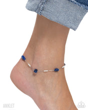 Load image into Gallery viewer, Pleasantly Piquant Blue Anklet