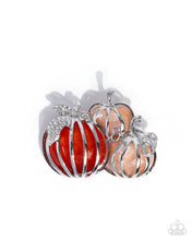 Load image into Gallery viewer, Pumpkin Pattern White Brooch