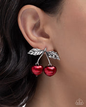 Load image into Gallery viewer, Confident Cherries Red Earrings