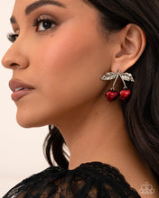 Load image into Gallery viewer, Confident Cherries Red Earrings