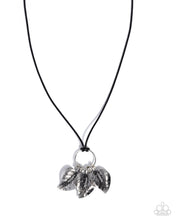 Load image into Gallery viewer, Loaded with Leaves Black Necklace