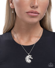 Load image into Gallery viewer, Stallion Swing White Necklace