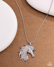 Load image into Gallery viewer, Stallion Swing White Necklace