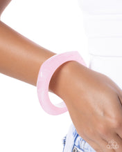 Load image into Gallery viewer, Marbled Mobility Pink Bangle