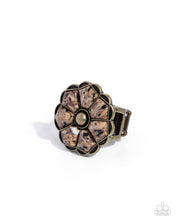 Load image into Gallery viewer, Breathless Blooms Brass Ring