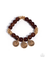 Load image into Gallery viewer, Daring Discs Brown Bracelet