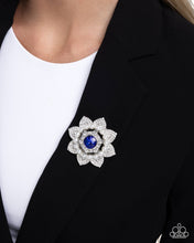 Load image into Gallery viewer, Pampered Polish Blue Brooch