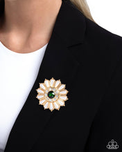 Load image into Gallery viewer, Polished Panorama Gold Brooch
