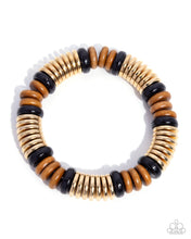 Load image into Gallery viewer, Wood Work Black Bracelet
