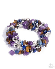 Load image into Gallery viewer, Santa Fe Surrender Purple Coil Bracelet